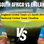 england cricket team vs south africa national cricket team timeline