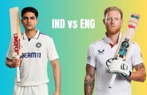 India vs England cricket Match