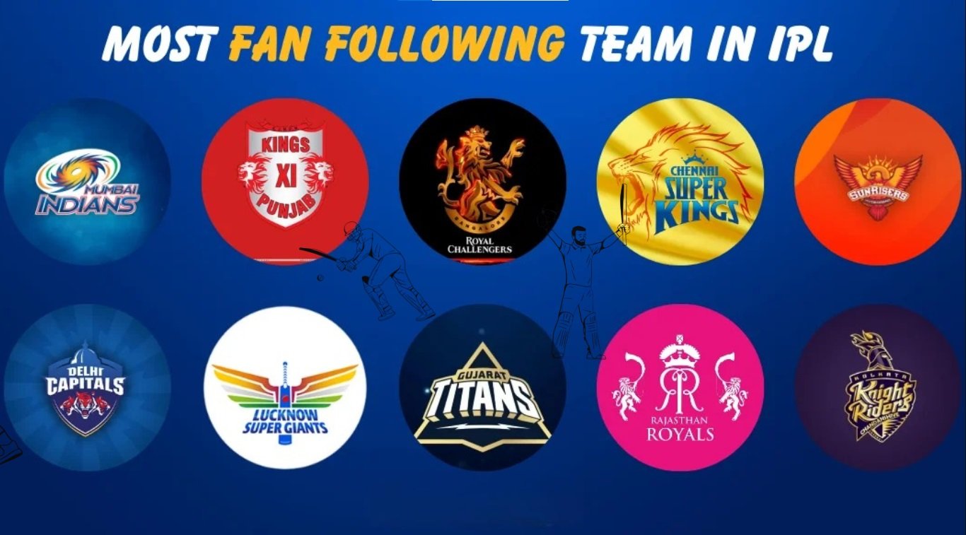 Most Following IPL Team