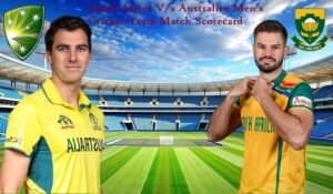 south africa national cricket team vs australian men’s cricket team match scorecard