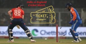 India vs England Cricket Match Tickets