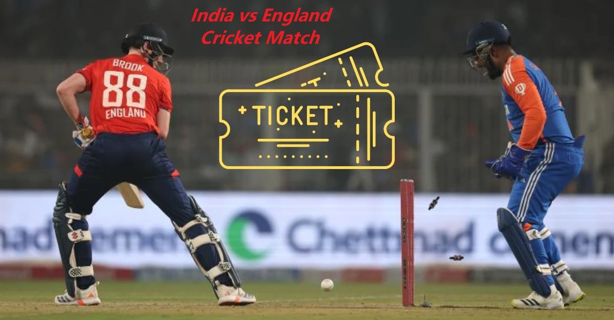 India vs England Cricket Match Tickets