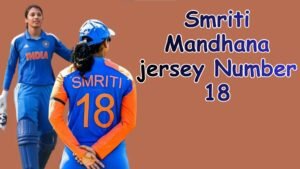 Smriti Mandhana jersey Number