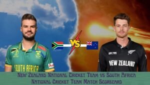 New Zealand National Cricket Team vs South Africa National Cricket Team Match Scorecard