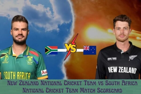 New Zealand National Cricket Team vs South Africa National Cricket Team Match Scorecard