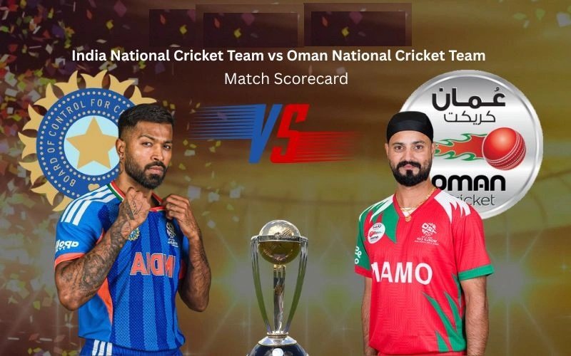 India vs Oman Cricket Scorecard