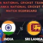 India National Cricket Team vs Sri Lanka National Cricket Team Match Scorecard