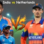 India National Cricket Team vs Netherlands National Cricket Team Match Scorecard