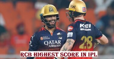 RCB Highest Score in IPL