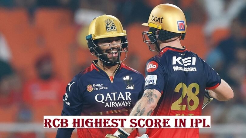 RCB Highest Score in IPL